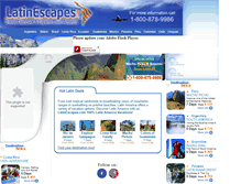 Tablet Screenshot of latinescapes.com